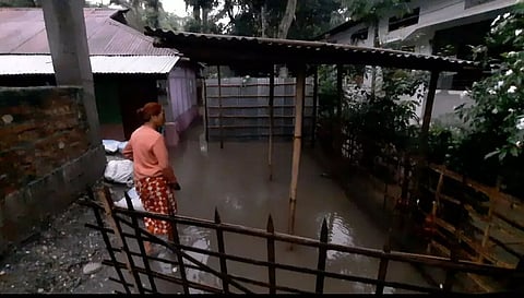 Rain inundates several households in Tangla of Udalguri district