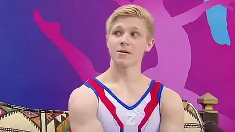 Russian gymnast handed one-year ban for wearing pro-war symbol on podium