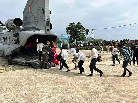 Assam Floods: IAF Deploys Transport Aircraft & Choppers To Rescue People In State