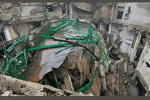 Meghalaya Assembly's Newly Constructed Dome Collapses