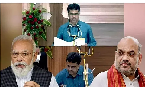 Tripura Chief Minister Manik Saha meets Prime Minister Narendra Modi, others