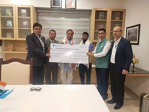 Numaligarh Refinery Limited contributes Rs. 2.5 crore to CM's Relief Fund
