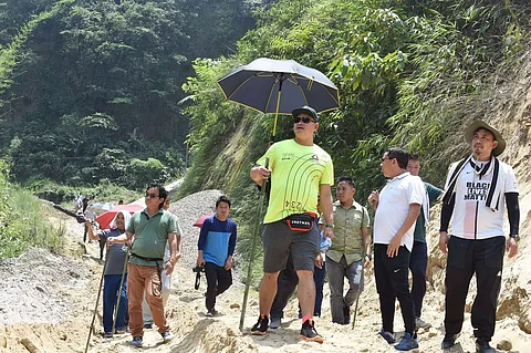 Itanagar Municipal Corporation (IMC) team inspects site for Solid Waste Management Plant