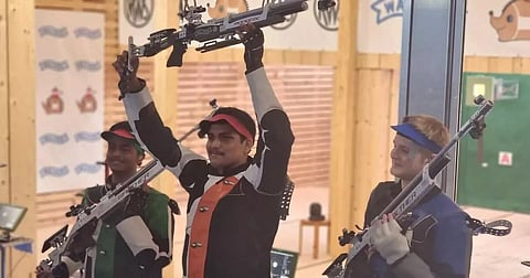 India's Rudrankksh Balasaheb Patil finishes seventh at 10m Air Rifle Men's competition