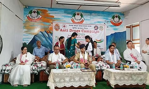 Anti-drugs campaign organized at Sadiya College