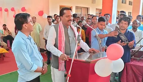 Guardian Minister Ashok Singhal inaugurates model tea garden schools in Cachar