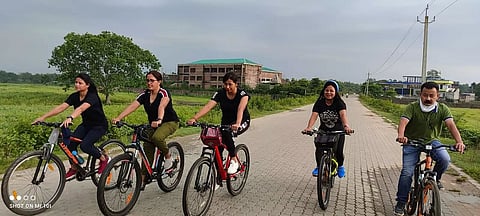 Various Organization observed World Cycle Day at Tamulpur