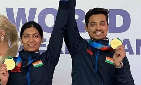 India end Baku World Cup campaign with gold in mixed team event