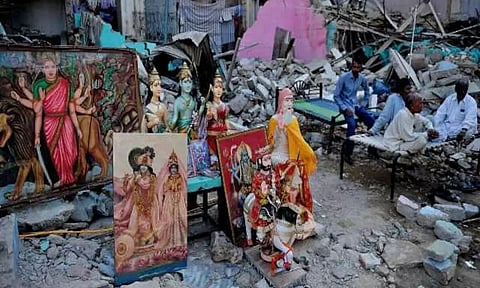 Hindu temple vandalised in Pakistan's Karachi