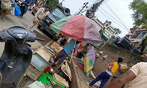 Guwahati Municipal Corporation (GMC) continues street vendor eviction