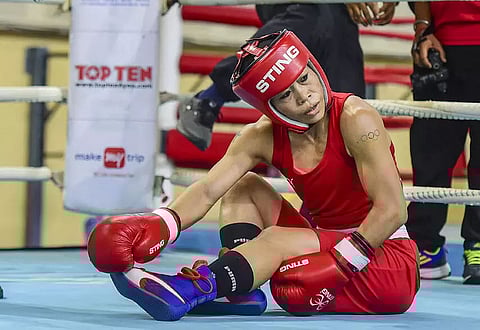 Mary Kom withdraws from Commonwealth Games trials due to injury