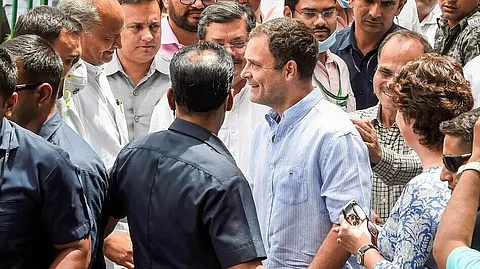 Congress leader Rahul Gandhi joins Enforcement Directorate (ED) probe for second day