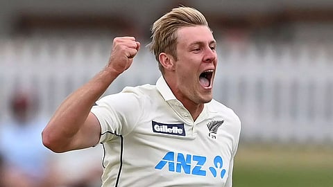 Kyle Jamieson flies home from England
