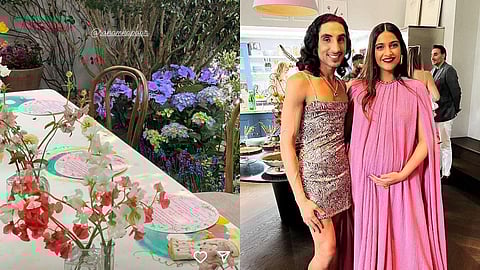 Sonam Kapoor's babyshower: All about aesthetics, customised menus and beautiful decor