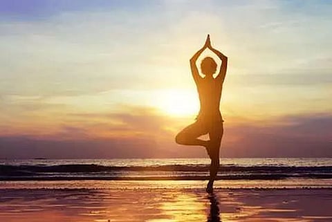 Yoga competition conducted at Golapchandra Rabichandra Natya Mandir, Tinsukia