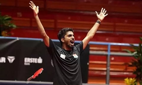 Indian paddler Sathiyan Gnanasekaran enters round of 16 in the WTT