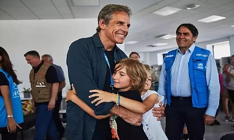 Hollywood star Ben Stiller goes to Poland with UN High Commissioner