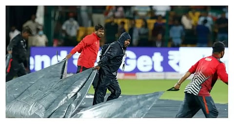 IND vs SA: Persistent rain washes out Bengaluru decider, series shared