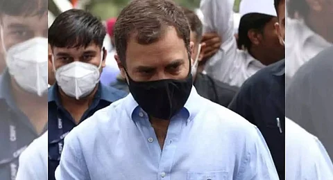 Congress leader Rahul Gandhi reaches Enforcement Directorate (ED) headquarters for 5th day