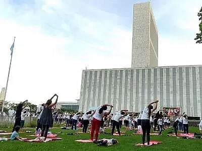At UN Yoga Day, its potential to heal Covid's psychological scars recognises