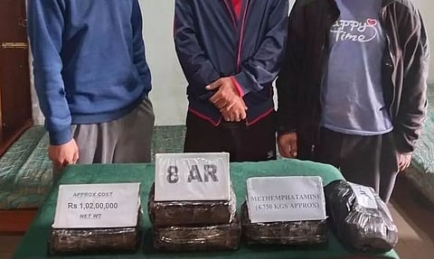 Assam Rifles seizes methamphetamine tablets worth around Rs 1.02 crore