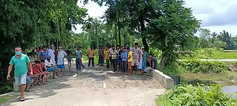 Kokrajhar villagers protest land acquisition for construction of Circuit House