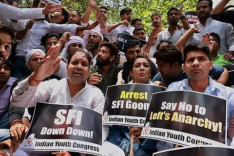 Thousands protest against vandalisation of Rahul Gandhi's Wayanad office