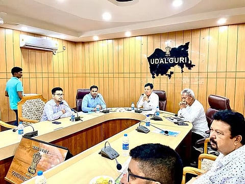 Assam Floods: Minister UG Brahma reviews flood situation in Udalguri