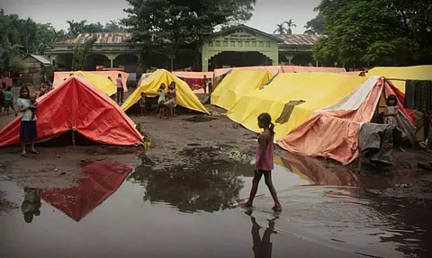 Assam Floods: CM Sharma Orders To Pay Rs 3,800 To Each Family Staying In Relief Camp