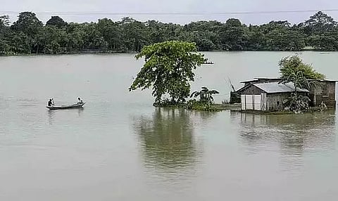 Assam Floods: Flood scene eases amid damage to infrastructure