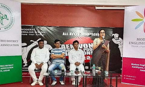 1st All Assam Inter-School Taekwondo Championship Begins