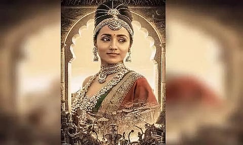 Trisha Krishnan's look as princess Kundavai in 'Ponniyin Selvan' released