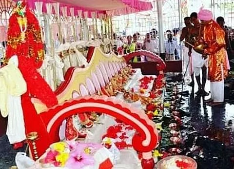 7-centuries-old Kharchi Puja begins in Tripura
