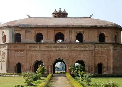 Rang Ghar in Sivasagar district lies neglected