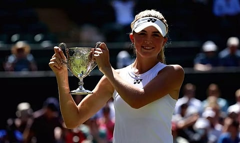 Wimbledon: Liv Hovde clinches girls' junior singles title