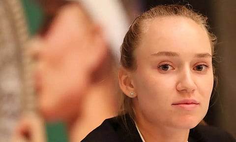 Elena Rybakina dismisses Russian 'product' claims