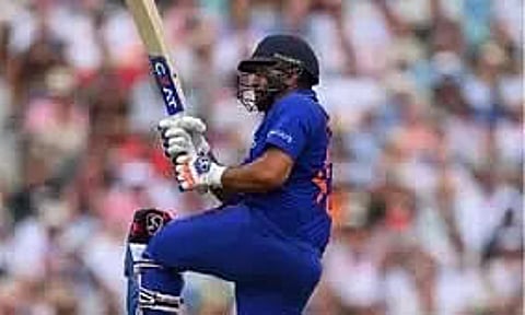 Rohit Sharma's six into stands injures young spectator; visuals go viral