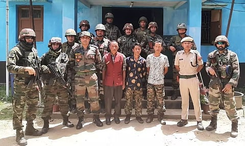 Assam Rifles Facilitates Surrender Of Three Militants In Dima Hasao District
