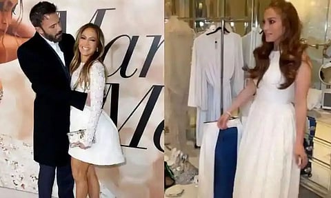 Cost of Jennifer Lopez`s second wedding dress which `she saved for years` will leave you stunned