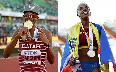 World Athletics Championship: Barshim, Rojas claim third successive titles