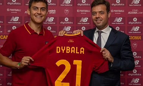 Argentina international Dybala joins AS Roma after leaving Juventus