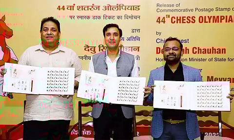 Chess Olympiad Stamp unveiled to celebrate 'World Chess Day