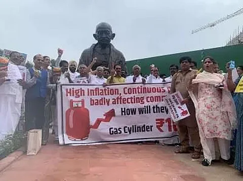 Opposition continues protest on GST rates in Parliament