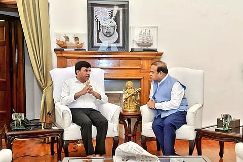Assam CM Discusses Several Health Related Issues With Mansukh Mandaviya