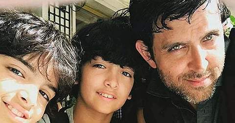 Hrithik Roshan motivates son Hridaan to overcome fear of heights in video
