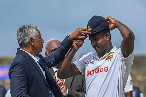 Angelo Mathews becomes 6th Sri Lankan to play 100 Tests