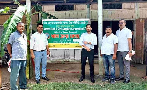 Paddy procurement centre opened in Assam's Barpeta