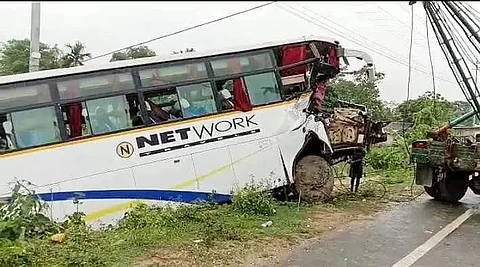 Assam: Several Injured After Bus Collided With Truck In State's Dergaon