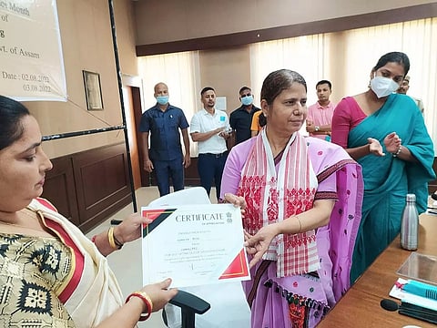 Finance Minister Ajanta Neog lauds volunteers of Orunodoi verification