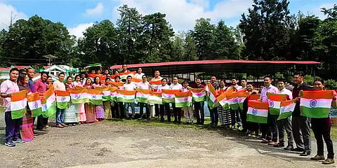 Mayor Tame Phassang launched Har Ghar Tiranga campaign at IMC Office